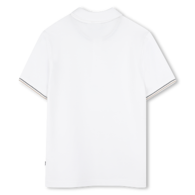 Polo avec rayures tricolores BOSS GARCON