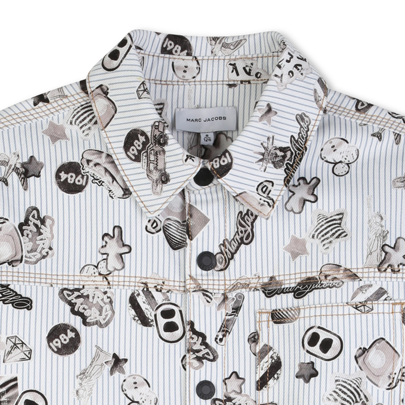 VESTE RAY&Eacute;E ET IMPRIM&Eacute;E MARC JACOBS 
                        GARCON