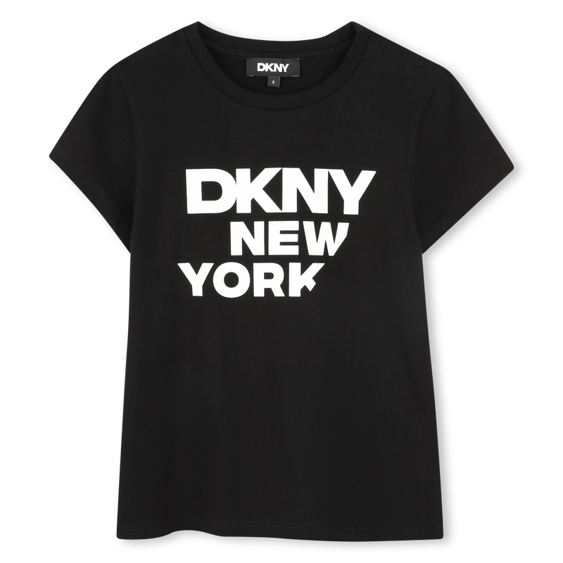 T-shirt &agrave; manches courtes DKNY 
                        FILLE