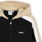 Sweat zipp&eacute; &agrave; capuche BOSS 
                    GARCON