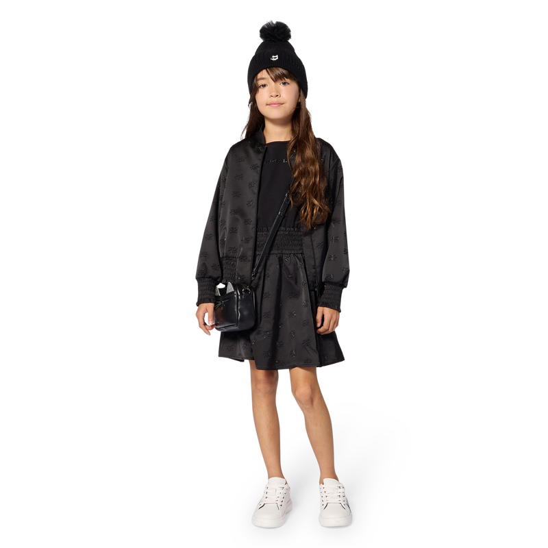 Robe manches courtes KARL LAGERFELD KIDS 
                        FILLE