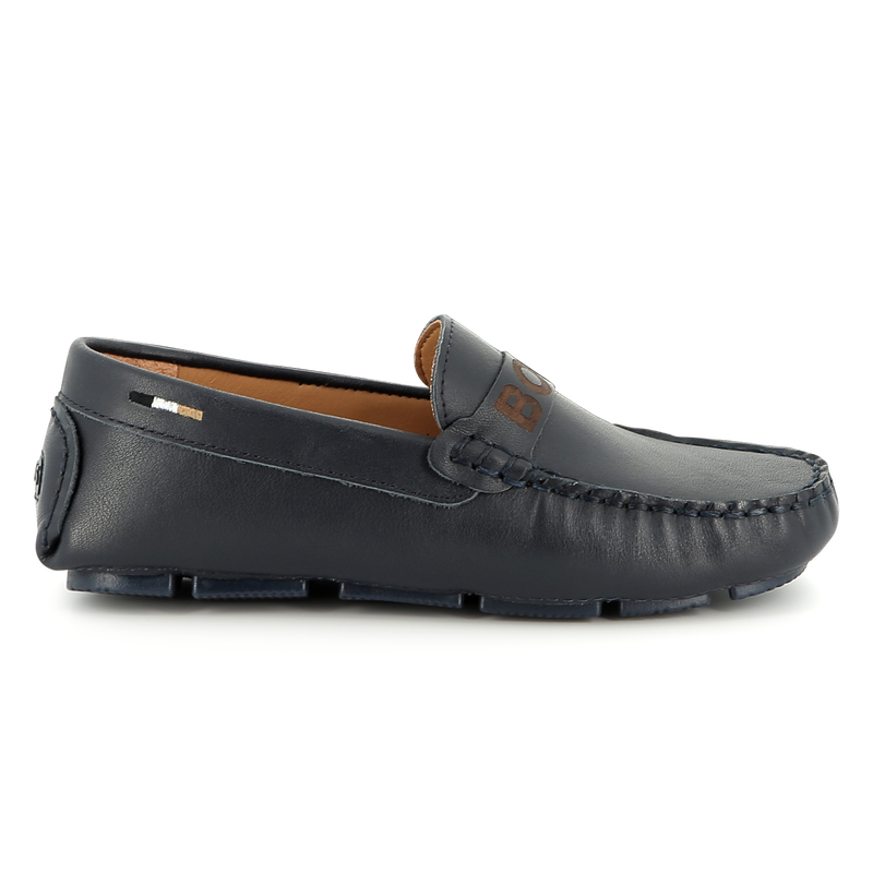 Mocassins en cuir de vachette BOSS 
                    GARCON