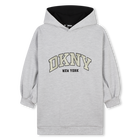 Robe sigl&eacute;e &agrave; capuche DKNY 
                    FILLE