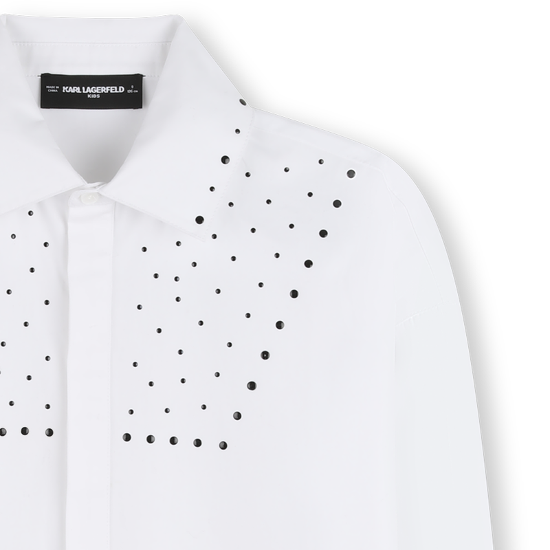 ROBE CHEMISE MANCHES LONGUES KARL LAGERFELD KIDS 
                        FILLE