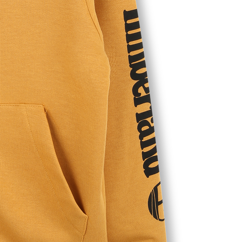 Cardigan &agrave; capuche en molleton TIMBERLAND 
                        GARCON