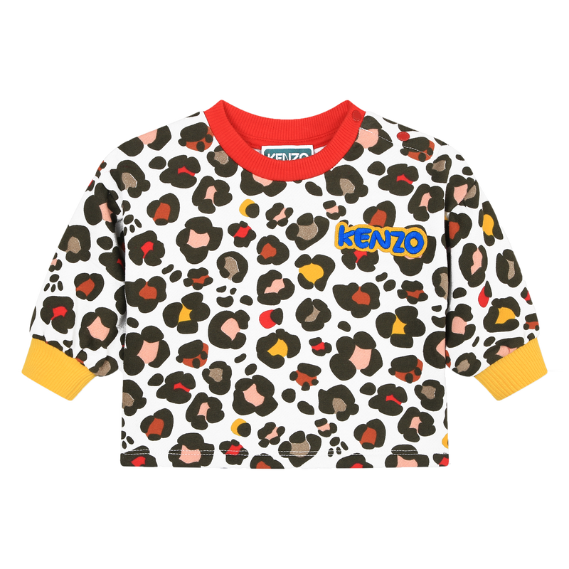Sweat-shirt coton majoritaire KENZO KIDS 
                    FILLE