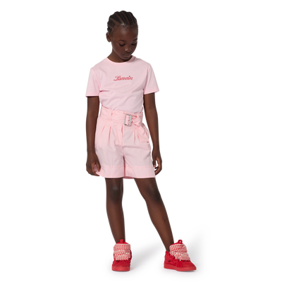 TEE-SHIRT MANCHES COURTES LANVIN FILLE