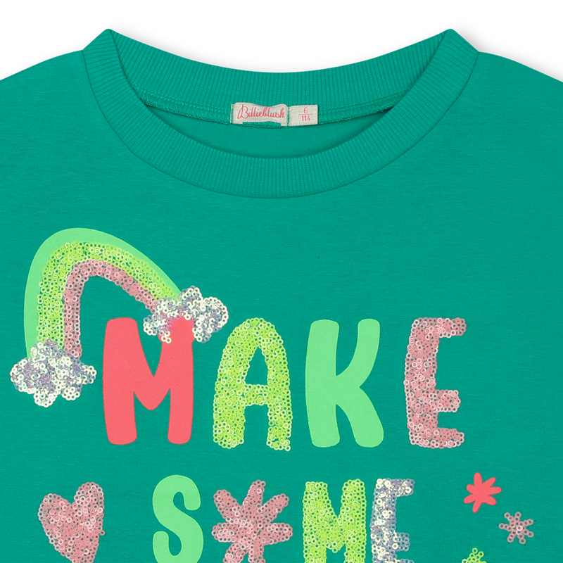 T-shirt ample à message BILLIEBLUSH 
                    FILLE
