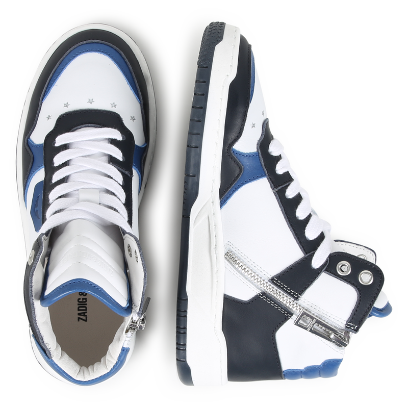 Baskets en cuir de vachette ZADIG & VOLTAIRE 
                    GARCON
