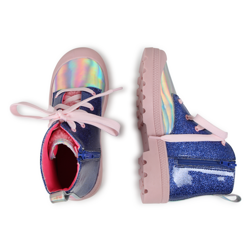 Bottines avec fermeture zipp&eacute;e et lacets BILLIEBLUSH 
                        FILLE