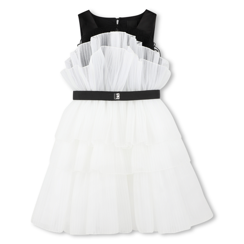 Robe à volants avec tresses GIVENCHY 
                    FILLE