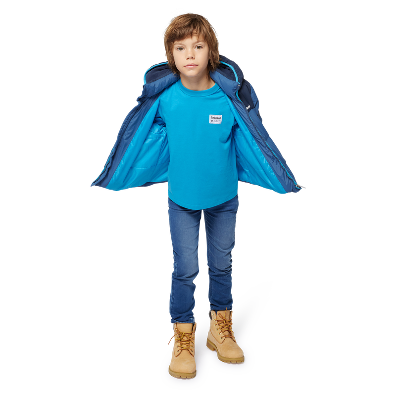 Doudoune déperlante à sigle TIMBERLAND 
                    GARCON