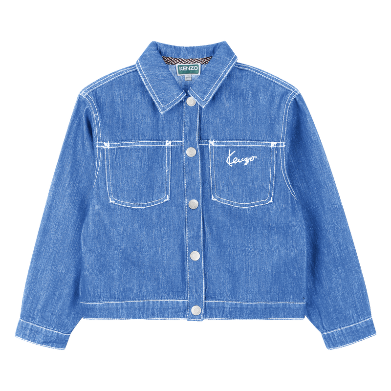 Veste en denim KENZO KIDS 
                        FILLE