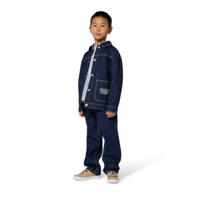 Veste en denim KENZO KIDS GARCON