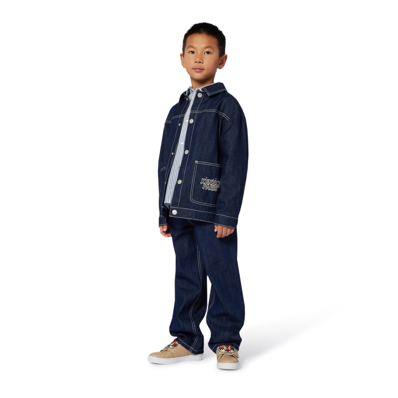 Veste avec fermeture pressionnée KENZO KIDS 
                    GARCON