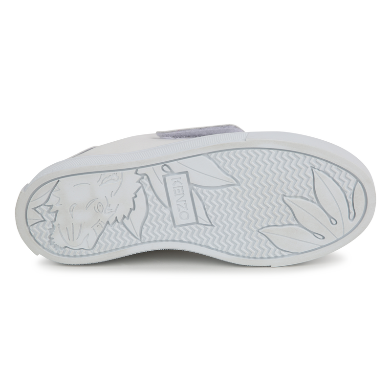 Baskets bande auto-agrippanteées en cuir KENZO KIDS 
                    UNISEXE
