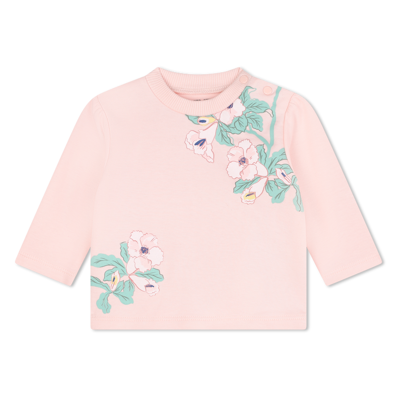 T-shirt et pantalon bimatière KENZO KIDS 
                    FILLE
