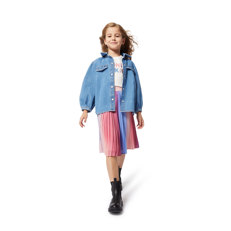 Jupe plissée et imprimée SONIA RYKIEL 
                    FILLE