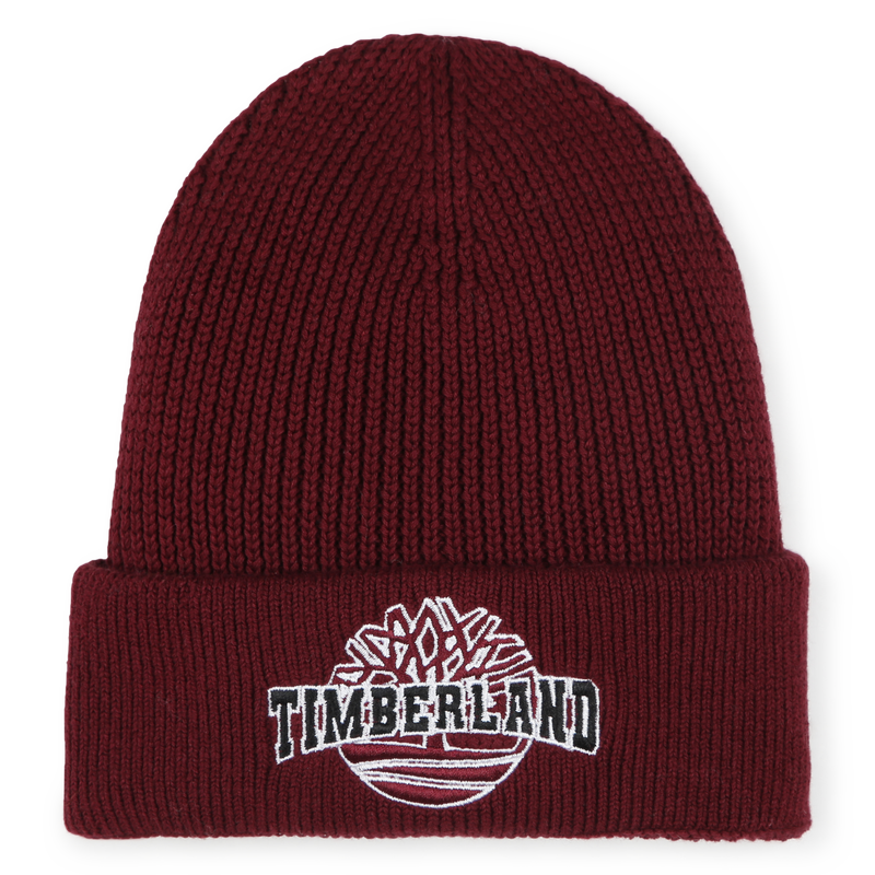 Bonnet brod&eacute; en tricot TIMBERLAND 
                        GARCON