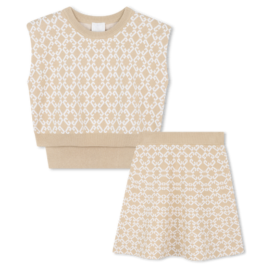 Ensemble pull et jupe patineuse GIVENCHY FILLE