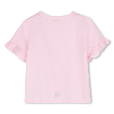 T-shirt avec volants GIVENCHY FILLE