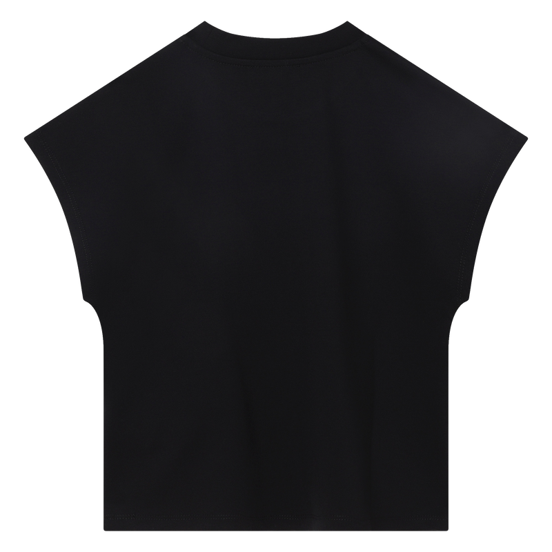 T-shirt cérémonie en tissu en maille ajouré DKNY 
                    FILLE