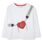 T-shirt &agrave; manches longues MARC JACOBS 
                    FILLE