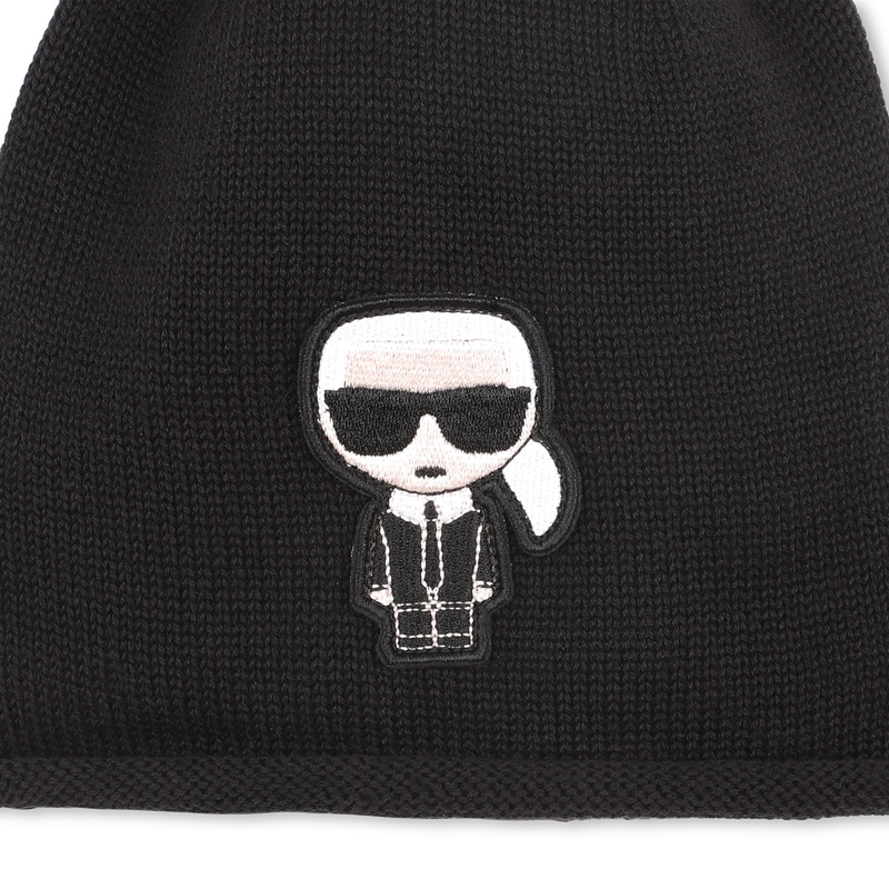 Bonnet tricot KARL LAGERFELD KIDS 
                    FILLE