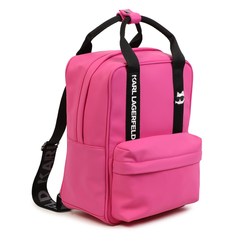 Sac &agrave; dos &agrave; doubles poign&eacute;es KARL LAGERFELD KIDS 
                        FILLE