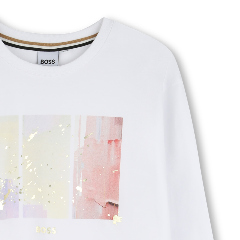 T-shirt à manches longues BOSS 
                    FILLE