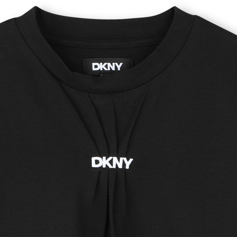 T-shirt fluide en coton DKNY 
                        FILLE