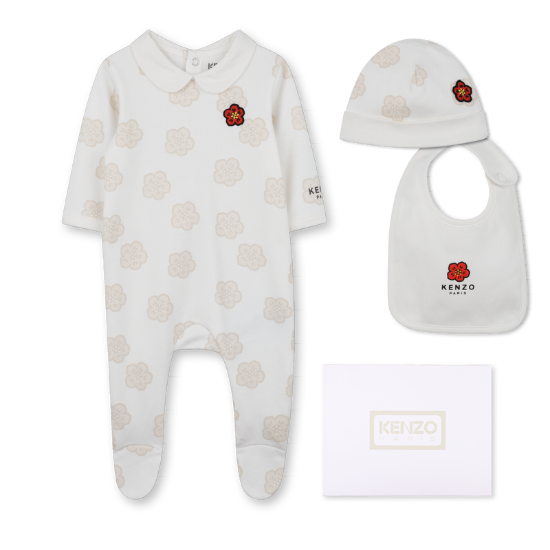 ENSEMBLE PYJAMA, BONNET ET BAVOIR KENZO KIDS 
                        UNISEXE