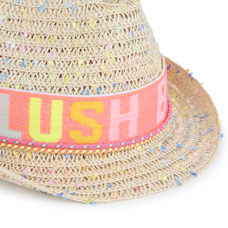 Chapeau tressé multicolore BILLIEBLUSH 
                    FILLE