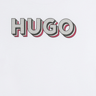 T-shirt avec imprim&eacute; sigle Hugo 
                    FILLE