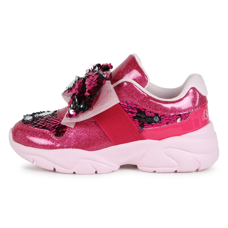 Baskets orn&eacute;es de sequins &agrave; &eacute;lastique BILLIEBLUSH 
                        FILLE