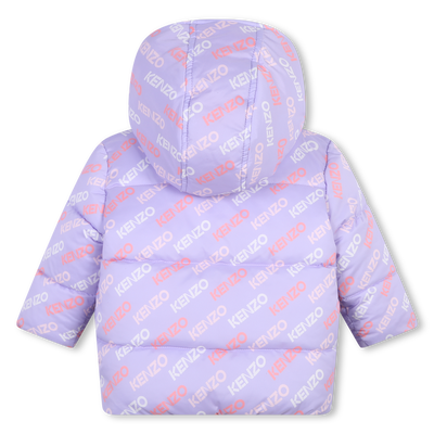 Doudoune r&eacute;versible d&eacute;perlante KENZO KIDS FILLE