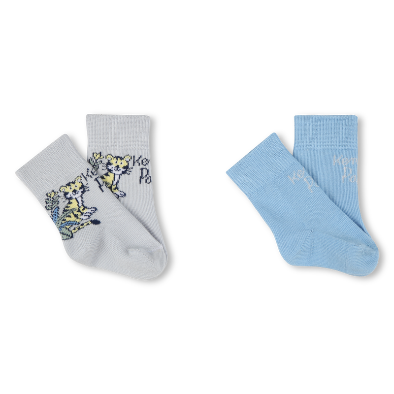 Lot de 2 paires de chaussettes KENZO KIDS 
                    UNISEXE