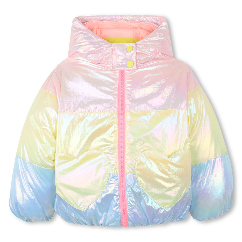 Doudoune tricolore à capuche BILLIEBLUSH 
                    FILLE