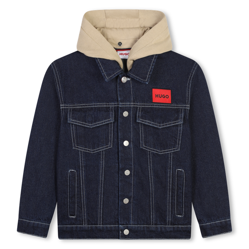 Veste en denim à capuche Hugo 
                    GARCON