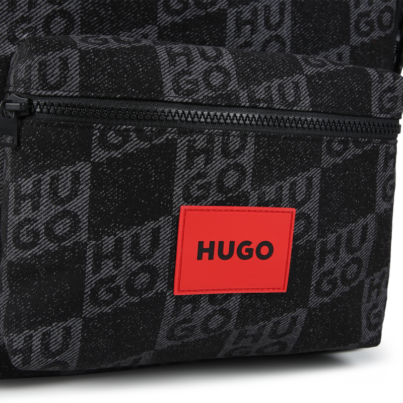 Sac à dos en toile imprimée Hugo 
                    GARCON
