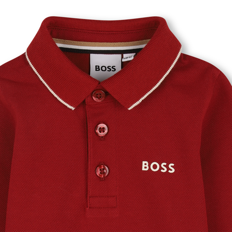 Polo à manches longues BOSS 
                    GARCON