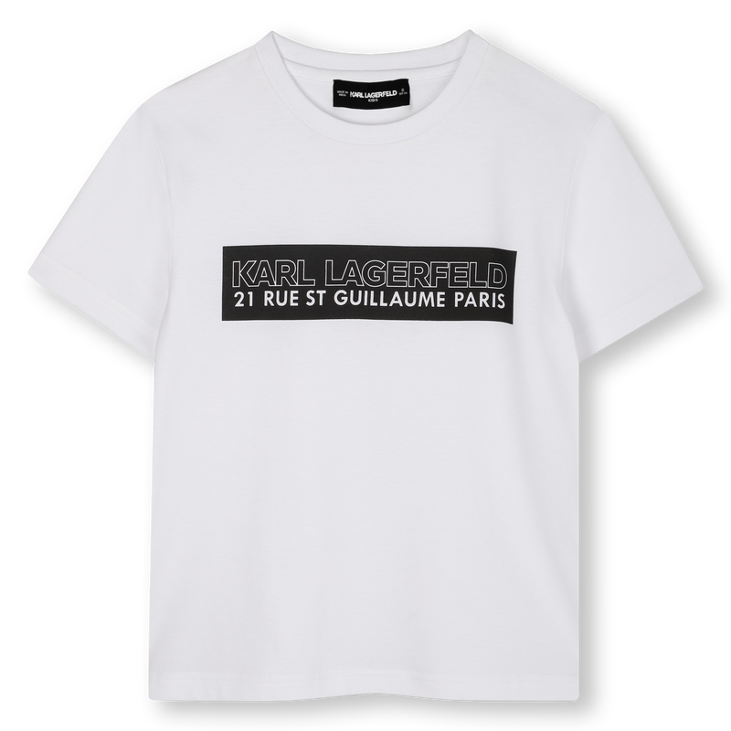 T-shirt à manches courtes KARL LAGERFELD KIDS 
                    GARCON