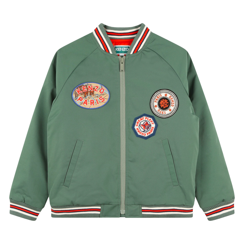 Blouson zippé à manches raglan KENZO KIDS 
                    UNISEXE