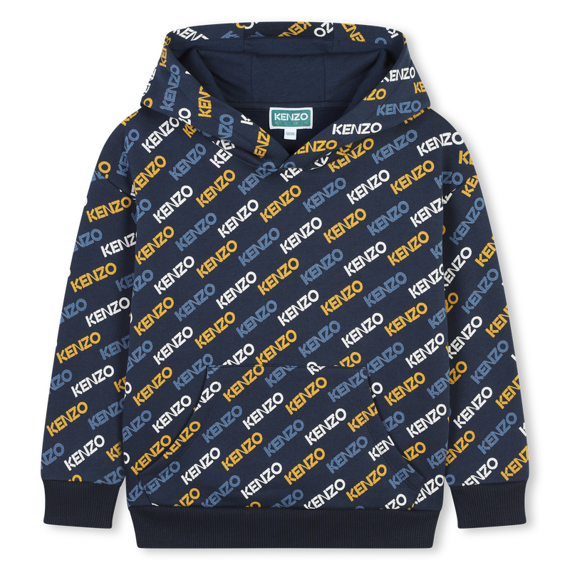 Sweat-shirt molletonn&eacute; imprim&eacute; KENZO KIDS 
                        GARCON