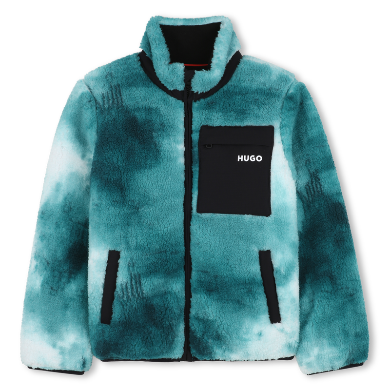 Cardigan en tissu peluche Hugo 
                    GARCON