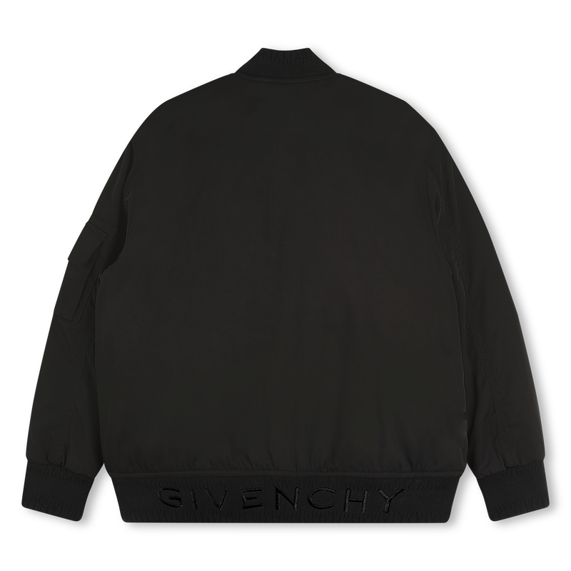 Veste bimatière à base brodée GIVENCHY 
                    GARCON