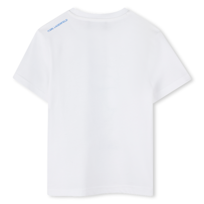 T-shirt avec imprim&eacute; plac&eacute; KARL LAGERFELD KIDS 
                        GARCON