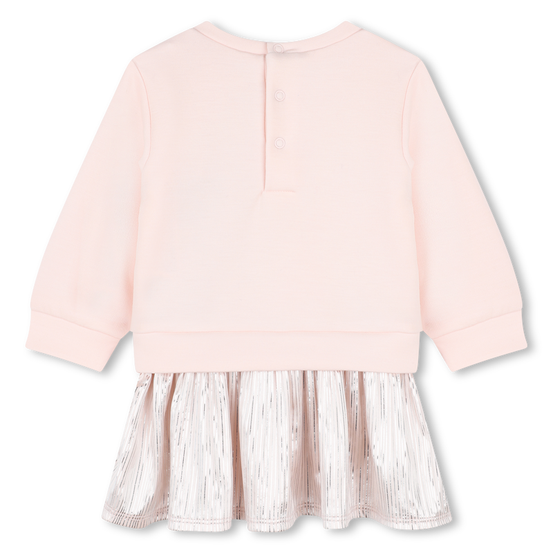 Robe bimatière avec sequins MICHAEL KORS 
                    FILLE