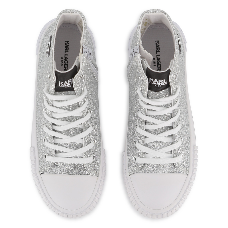 Basket &agrave; lacets KARL LAGERFELD KIDS 
                        FILLE