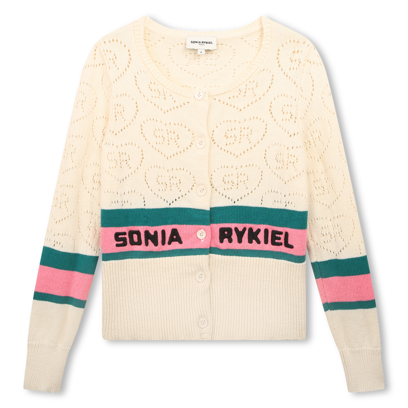 Cardigan à motifs ajourés SONIA RYKIEL 
                    FILLE